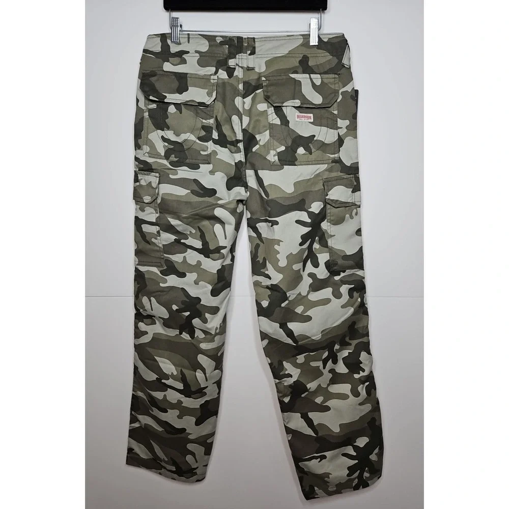 True Religion Womens Camo Cargo Straight Leg Pants Size‎ 29 NWT